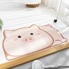 Впитывающие ковры для ванной комнаты, новые кавайные мультяшные коврики для балконной двери, нескользящие коврики для ног из диатомовой грязи, быстросохнущие коврики для унитаза