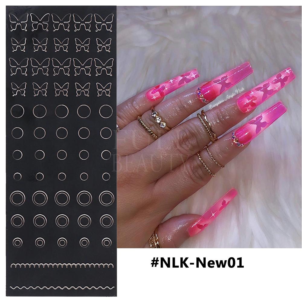 1 шт. дизайн ногтей сердце цветок бабочка выдалбливают трафаретные наклейки для ногтей распылением шаблоны для рисования переводная бумага ползунки ZPG