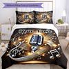 3PC Custom Name Music Microphone Artwork Bedding Set Duvet Cover Closure Includes 1 Duvet Cover & 2 Pillowcases for Bedroom