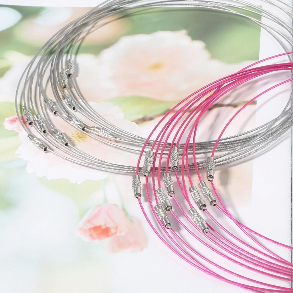 10pcs/pack Wire Collar Handmade DIY Necklace Lanyard Bracelet Ring Accessories