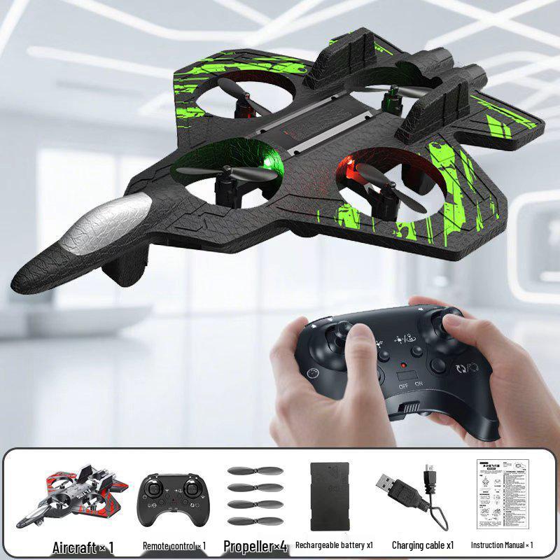 Specialty Light Fighter Remote Control Foam Airplane - Durable, Fixed Altitude, Hovering Toy for Kids