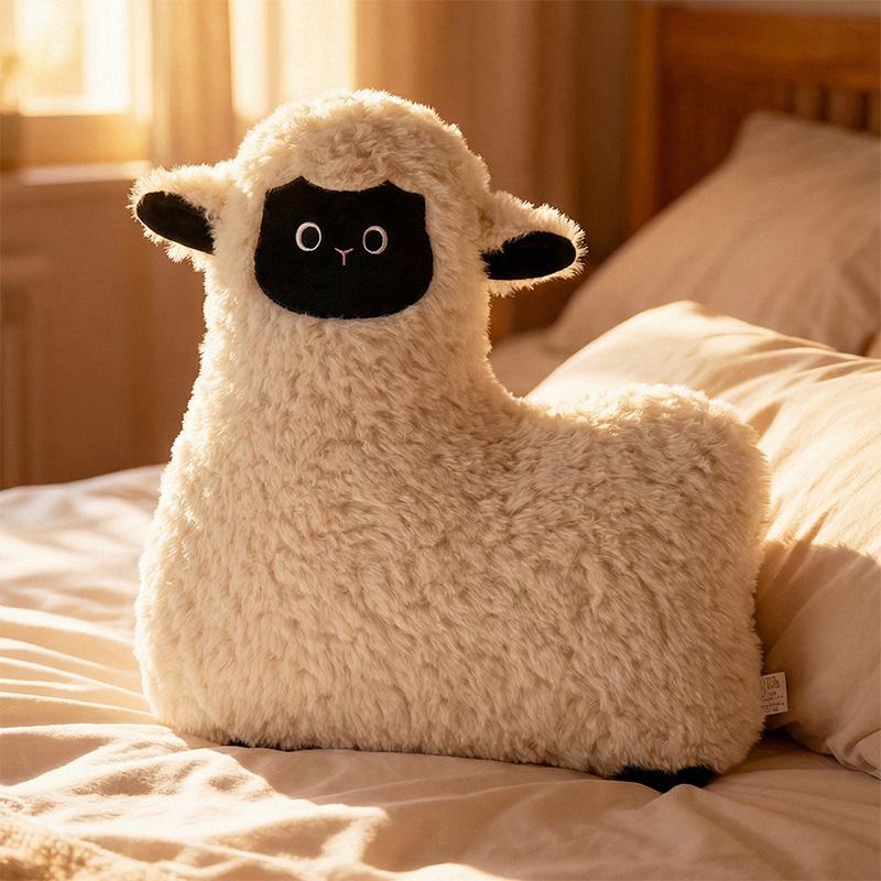 Милая подушка-овечка: Подушка для поясницы и для дневного сна в офисе на диван