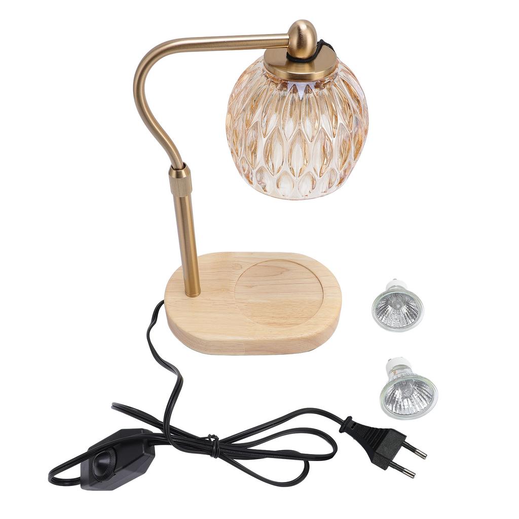 Лампа для подогрева свечей с регулируемой яркостью, домашний декор, бездымный подогревающий свет, электрические свечи, подогреватель воска