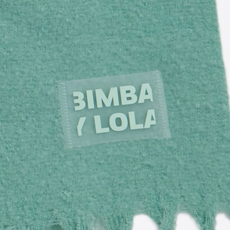 BIMBA Y LOLA [23FW] BIMBA Y LOLA Aquamarine Brushed Muffler B236AII022MTF