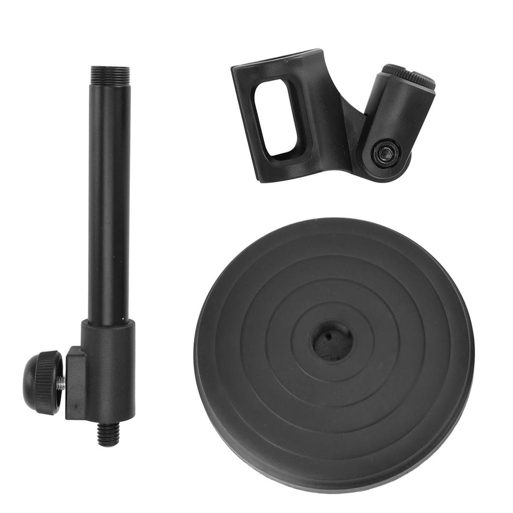 Настольная микрофонная стойка с зажимом и основанием, регулируемая высота, подъемный держатель для микрофона