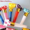 10 шт./набор Разноцветные праздничные дудки-свистки Детские сувениры для дня рождения Декоративные принадлежности Игрушки-шумелки Подарочные пакеты Пиньята