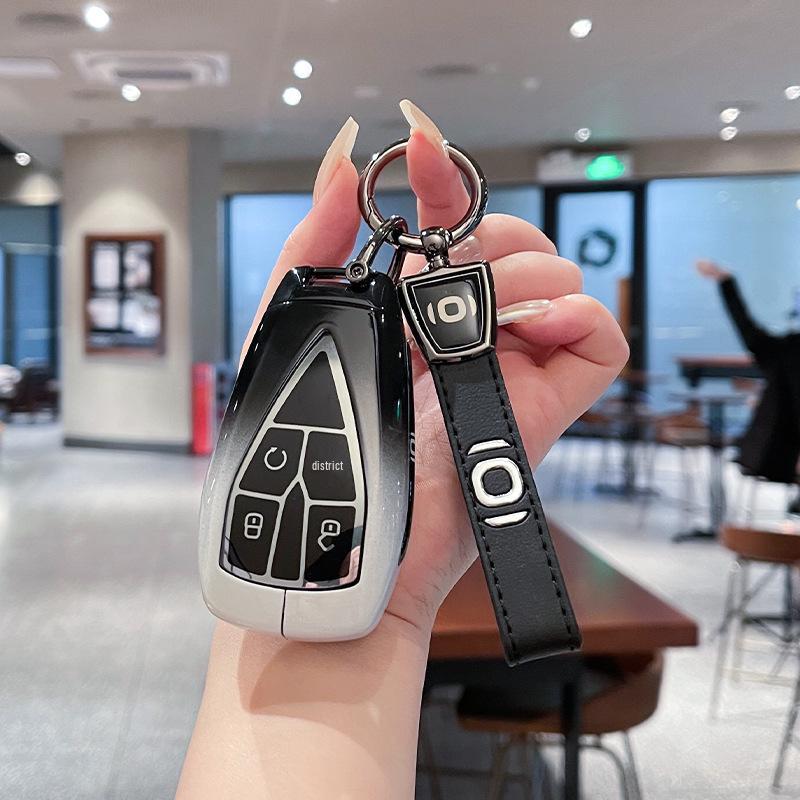 Чехол для ключей Changan Qiyuan A07 для моделей 25/24: 515 Elite, Флагман Premium 710 с металлическим корпусом и высококачественной пряжкой
