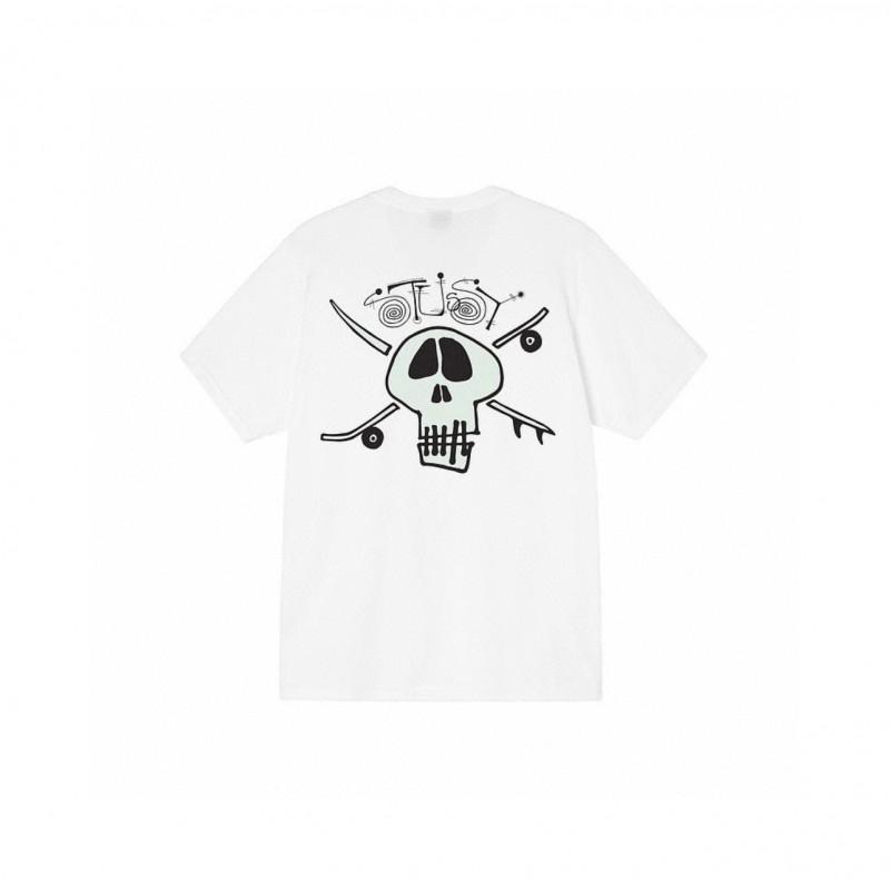 Unisex Casual Short Sleeve T-Shirt With Dinosaur Dice Letter Print Loose Fit Cotton Tee Teens Adults