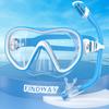 Набор для сноркелинга Findway для детей Особенности Закаленное Стекло Легко Крепится и УФ и Антибактериальное Подходит для начинающих и (Набор из 2 предметов) стекло, отсоединить,