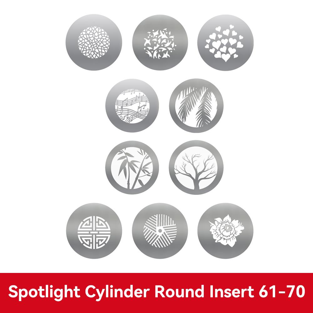 10 шт. графических карт SOONPHO OT1 для оптического конденсатора снот для проекции фона, графическая DIY шторка для фото для светодиодных вспышек Godox