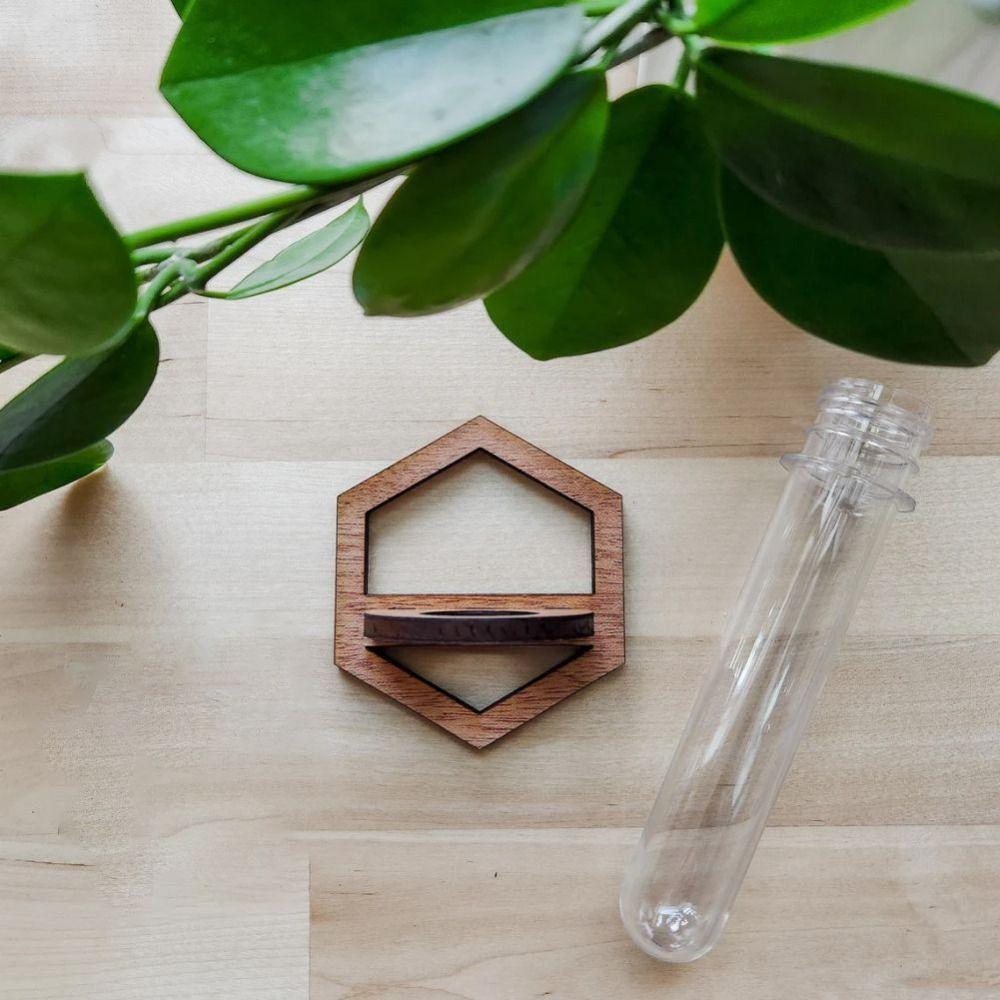 Hydroponics Plants Wall Hanging Vase Cone Shape Flowerpot  for Home Office Decor