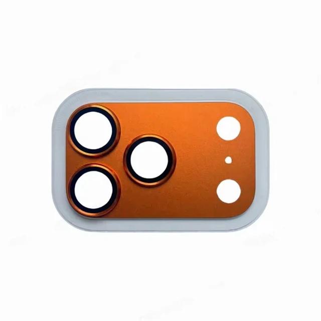 Metal Alloy Camera Lens Protector for iPhone 17 Pro 17 Pro Max 5G, Tempered Glass Lens Cover Ring Cap Anti-Scratch