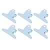 10pcs Metal   Clip Iron Large   Clip Strong Clamping Force Paper   Clips for   School Tickets Photos