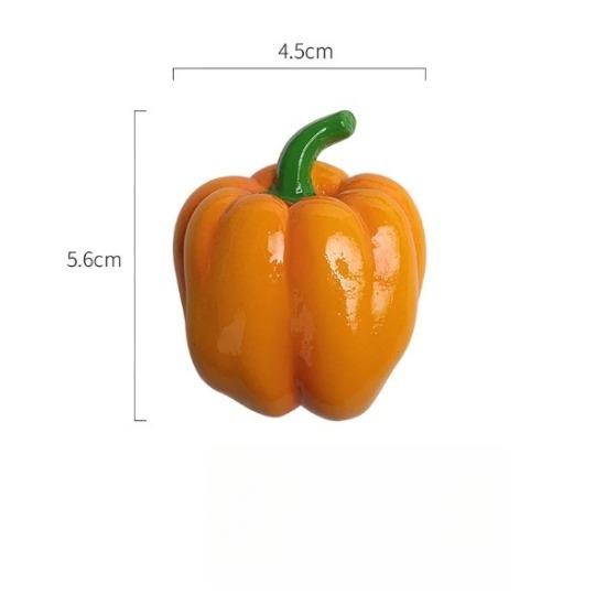 3D симуляция сельские овощи фрукты магнитные наклейки на холодильник магниты на холодильник арбуз лук баклажан перец Милая модель