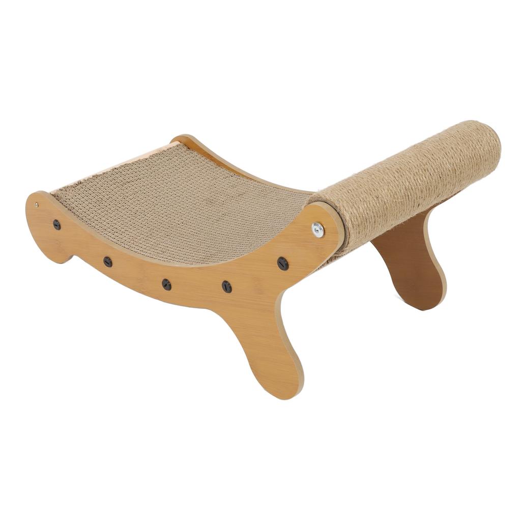 Cat Scratcher Lounge Chair Multipurpose Durable Curved Cat Scratch Pad Cat Scratching Cardboard for