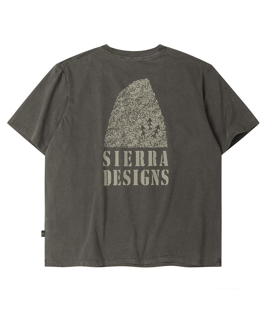 SIERRA DESIGNS Half Dome Стиранная футболка с коротким рукавом Угольный