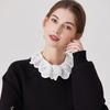 New Detachable Collar+Fake Cuff+ Shawl Set Womens Faux Cols Shirt Collar Korean Style Doll Sweater False Collars Accessory