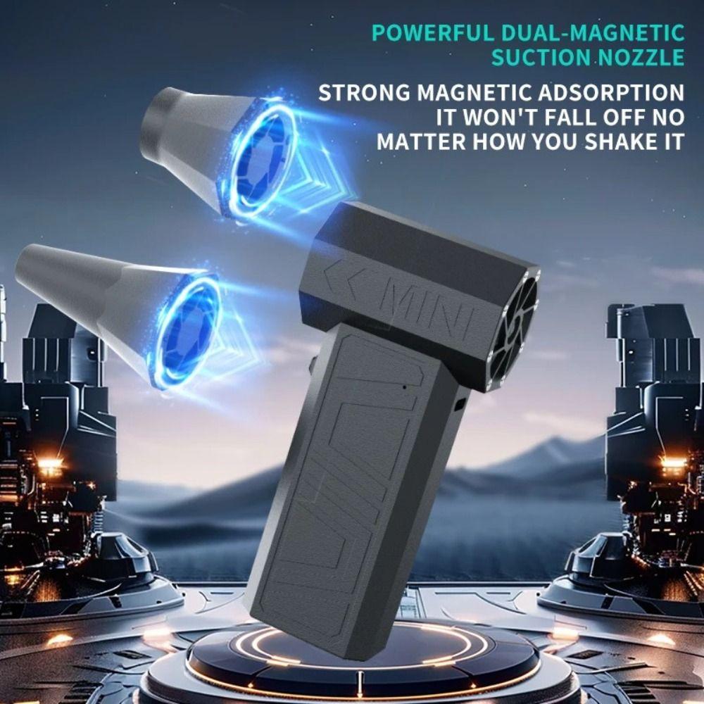 Turbo Fan Structure Mini Vacuum Cleaner Wireless Design Handheld Device Car Interior