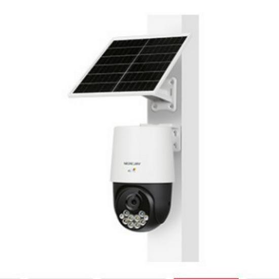 Mercury 4G Solar Camera MIPC3286WBLH-F4GE with Black Light & Auxiliary Heating, 4MP, Lifetime Free Data