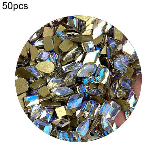 Art Rhinestone 3D геометрические блестящие аксессуары для маникюра