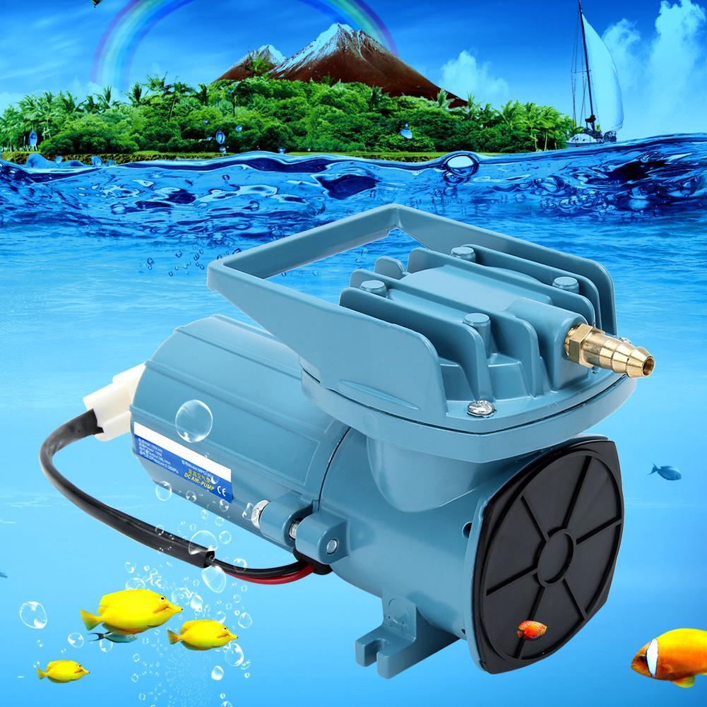 Автомобильный DC электромагнитный кислородный аппарат аэрационный воздушный насос для рыбалки морепродуктов транспорт MPQ902-12V-18W