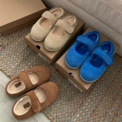 Новые зимние тапочки Baotou, женские модные тапочки с круглым носком и неглубоким носком, замшевые, мягкие, нескользящие, хлопковые туфли, zapatos de mujer