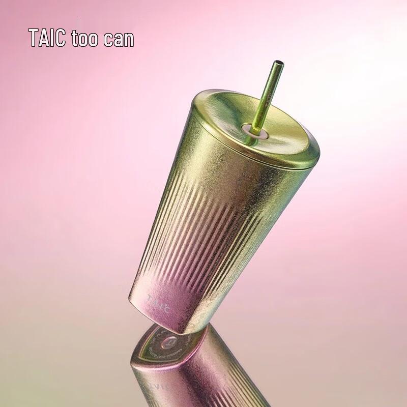TAIC Aurora Pure Titanium Double-Layered Straw Tumbler