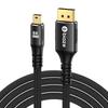 Biaz MiniDP to DP1.4 Adapter Cable, 8K 60Hz Gaming-Grade HD Video for Lightning Port.