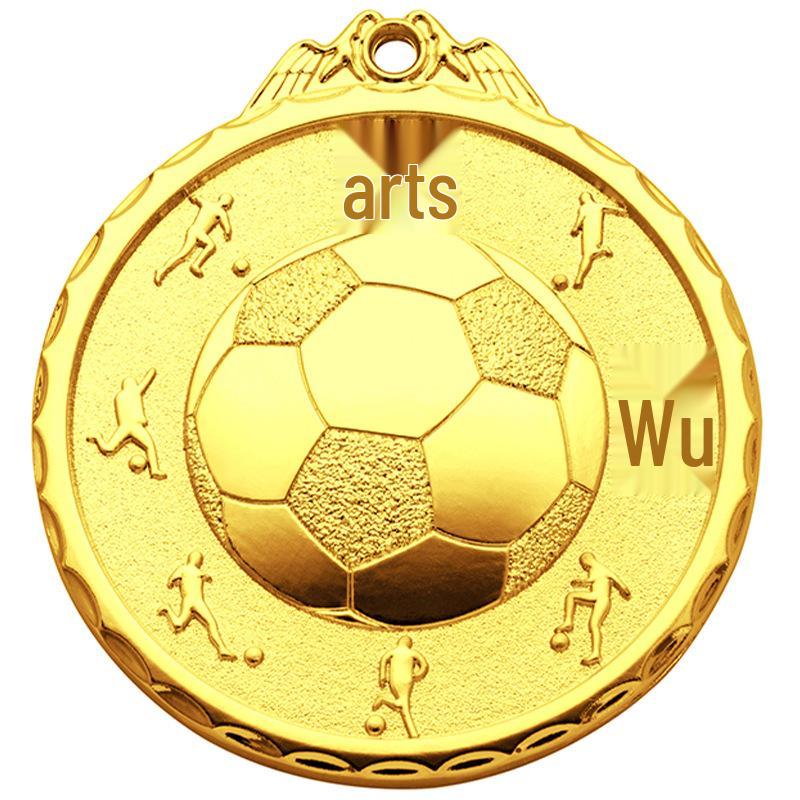Детская спортивная медаль по футболу - Металлический приз и сувенир для детского сада
