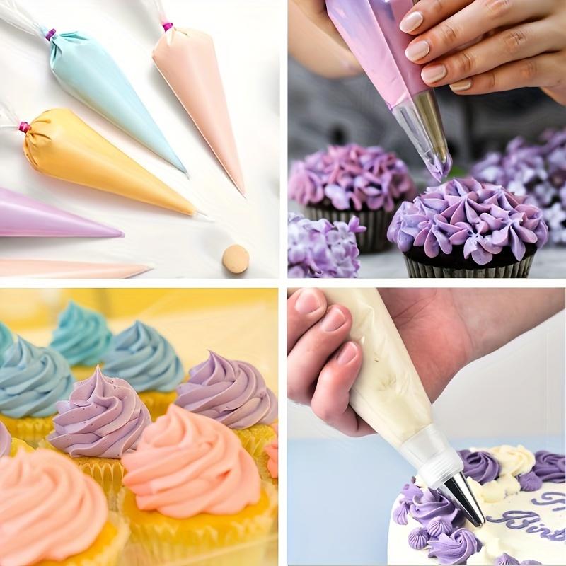 10 Pcs Small Plastic Piping Tip Coupler Adapters and Connectors for Cake and Pastry Bag Piping and Decorating Nozzles