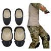 4Pcs/Set Tactical Knee Pad Elbow Pad Set Airsoft Knee Elbow Protective Pads Combat Paintball Skate Sports Safety Guard Gear