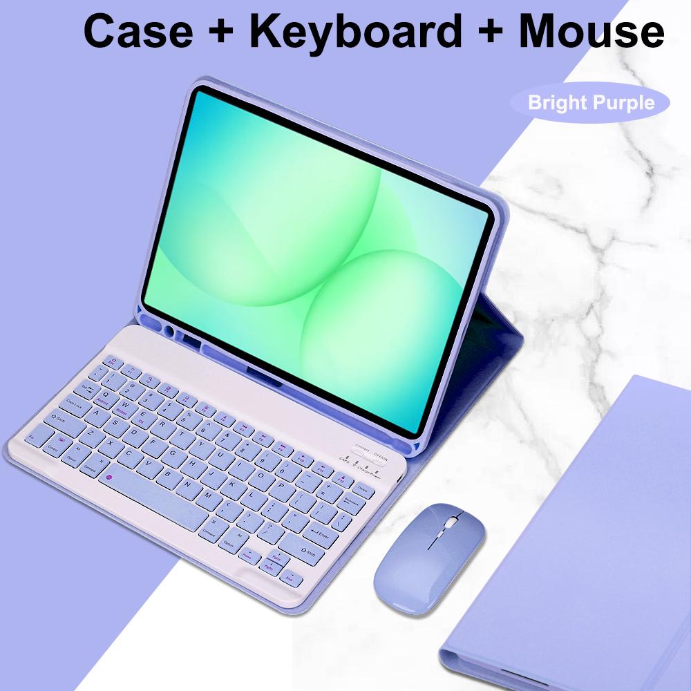Case for Samsung Galaxy Tab A11 Plus 11 Inch, Detachable Bluetooth Keyboard Cover for Samsung Tab A11+ SM-X230/235/236B/310/315