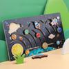Деревянная познавательная игра «Солнечная система» Красочное Солнце Земля Космос 9 планет Научные игрушки для детей Развивающие игрушки для тренировки Подарки