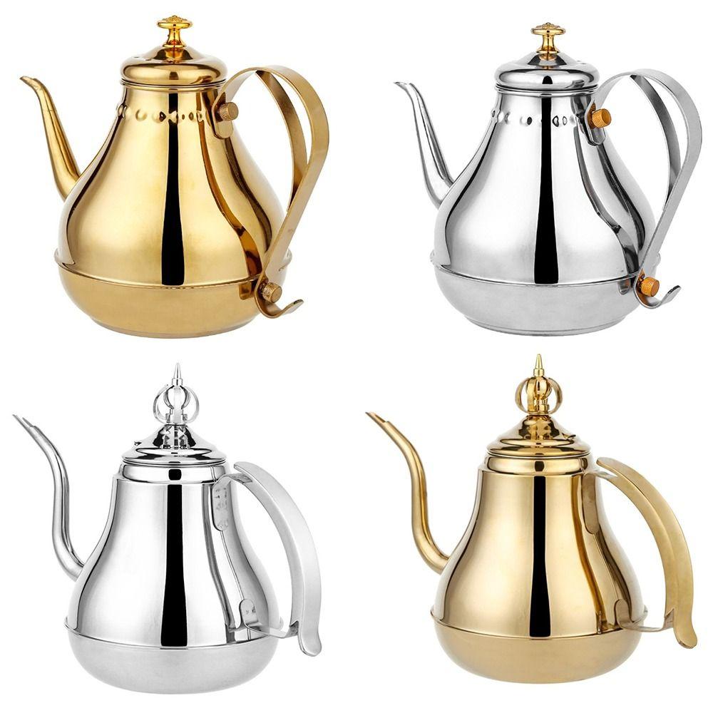 1,8 л/1,2 л чайник из нержавеющей стали с длинным горлышком, кухонная утварь, чайник для чая и кофе, принадлежности для чая и кофе