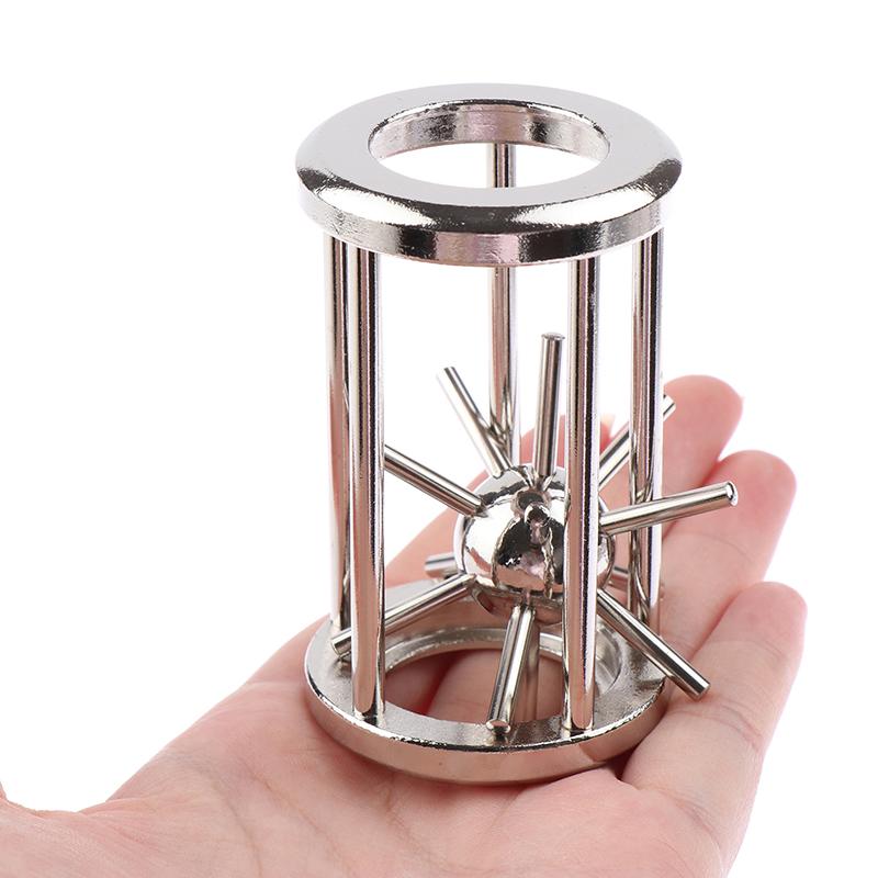 Классическая головоломка Высокий Iq Клетка Звезда Зуб Металлическая головоломка Магия Озадачивающие головоломки Игра Игрушки Для Детей Взрослых