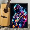 Astronaut Colorful Doodle Music Character Street Art Poster Prints Modern Home Canvas Painting Living Room Bedroom Pictures Wall Decoration