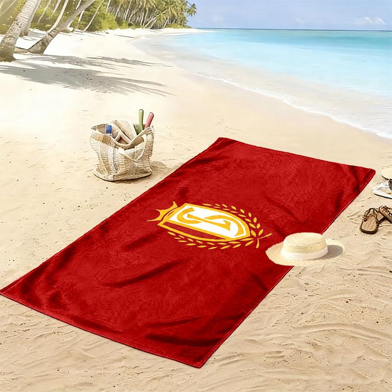 Standard Liege Print Beach Towel, Large Soft Quick Dry Towel for Beach Camping Swimming