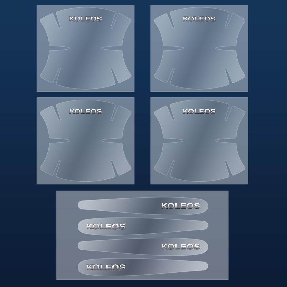 8Pcs/Set Transparent Car Handle Protective Film Car Door Stickers On Car For Renault RS Clio Scenic Logan Megane Koleos Sandero S888