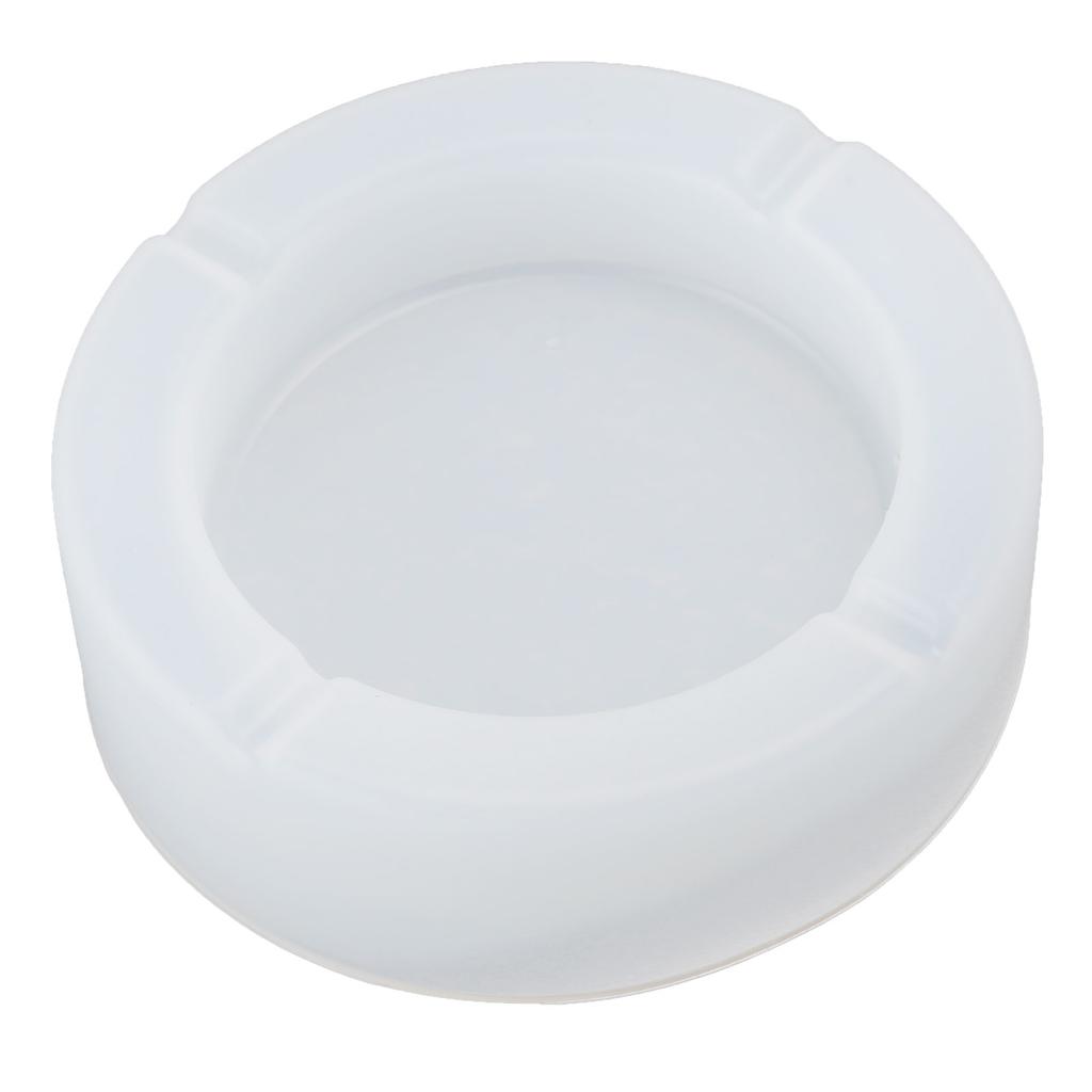 1 Set Ashtray Mold DIY Crystal Epoxy Mould Mirror Surface Silicone Storage Box Round Base L