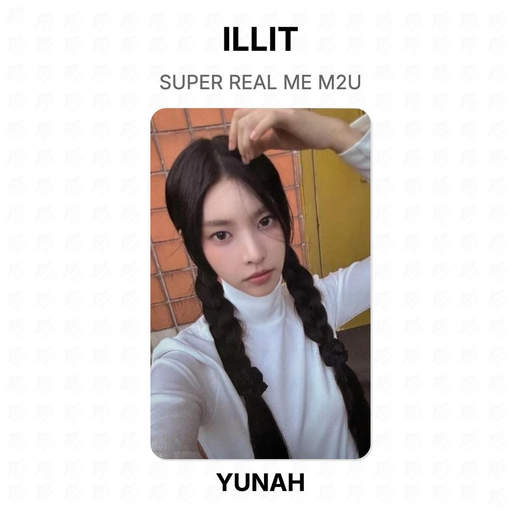 ILLIT Официальная фотокарточка SUPER REAL ME M2U