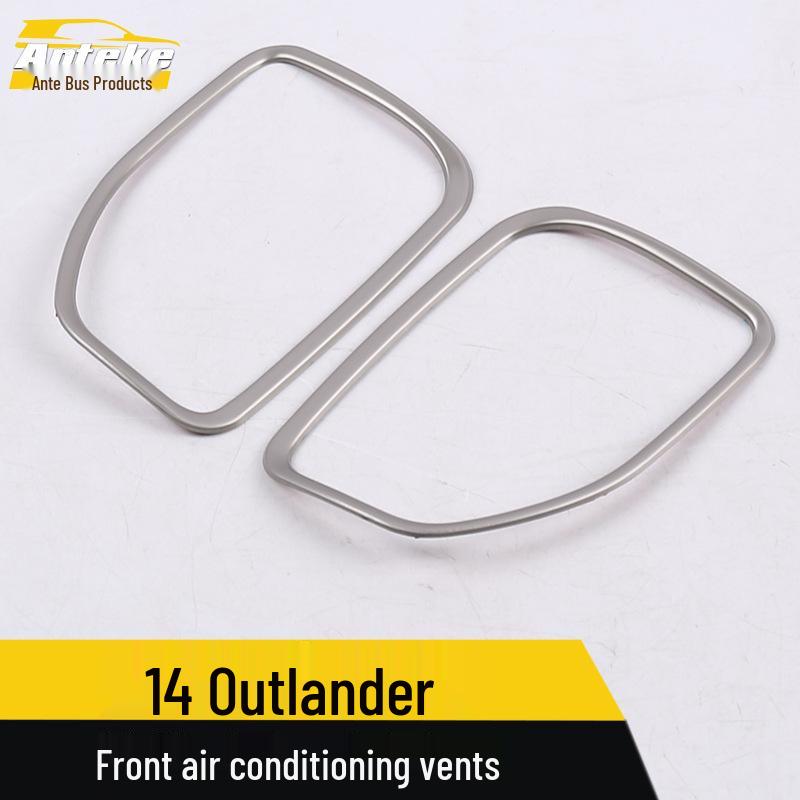 Яркое кольцо и декоративная рамка для воздуховодов переднего ряда и центральной консоли Outlander - Подходит для 14 моделей