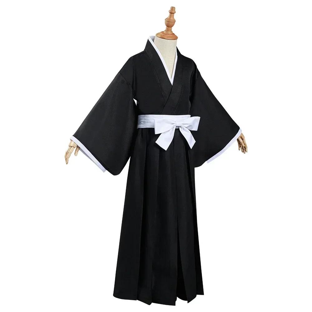 Halloween Bleach Kurosaki Ichigo / Kuchiki Rukia / Toushiro Toushirou Die Pa Cosplay Costume Outfits Black Suit Halloween
