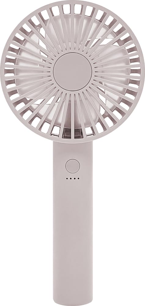 TRADE ONE новый портативный вентилятор Handy с 4 уровнями воздушного потока USB 30906 [модель 2025 года], розовый, вентилятор, регулировка, перезаряжаемый, Type-C в комплекте,