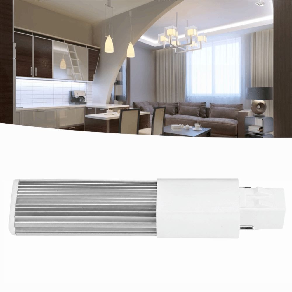 2 Pack 4W LED Tube Light G23/GX23 LED Compact Lamp Horizontal Recessed Bulb Recessed Down Light