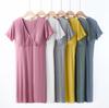 Maternity Nursing Dress Summer Postpartum Moms Breastfeeding Dress Clothes for Pregnant Women  Autumn Pregnancy Feeding Dress