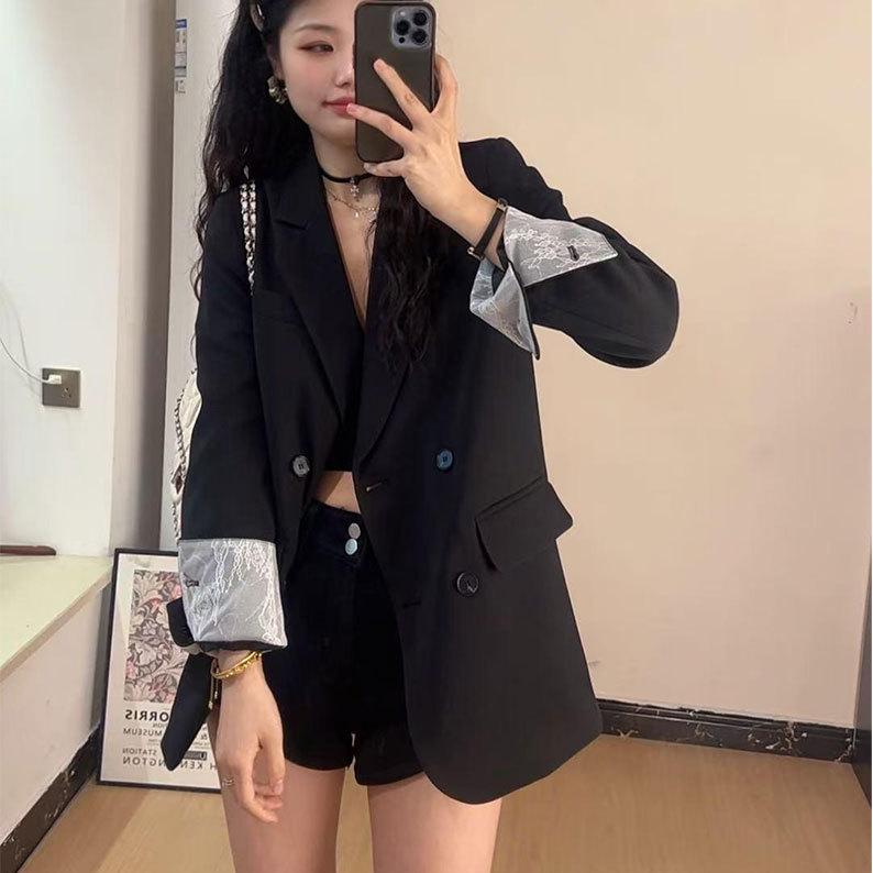 Petite Women's High-End Korean Style Loose Suit Jacket - 2025 Spring/Autumn Collection