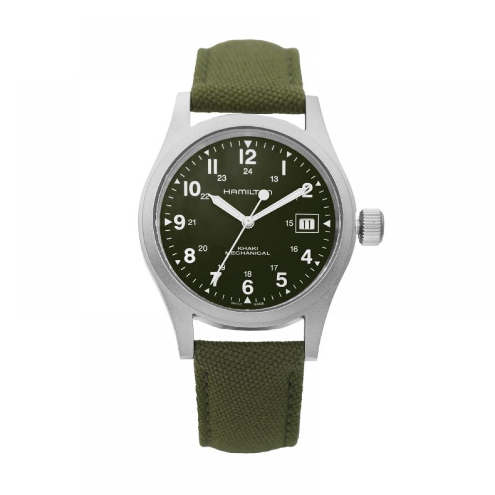 Hamilton H69439363 Khaki Field Mechanical Men S Часы НАТО