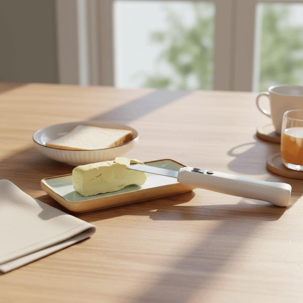 Waterproof Butter Spreader Rechargeable Cold Butter Cutter Practical Heating Butter Spatula Cheese