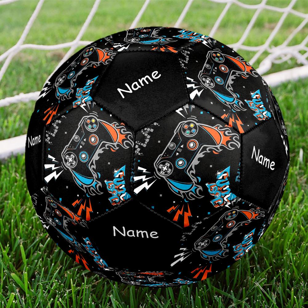 Custom Name Game Controller Theme Size 5 Soccer Ball, Suitable for Both Indoor and Outdoor Matches, a Gift Suitable for Everyone.