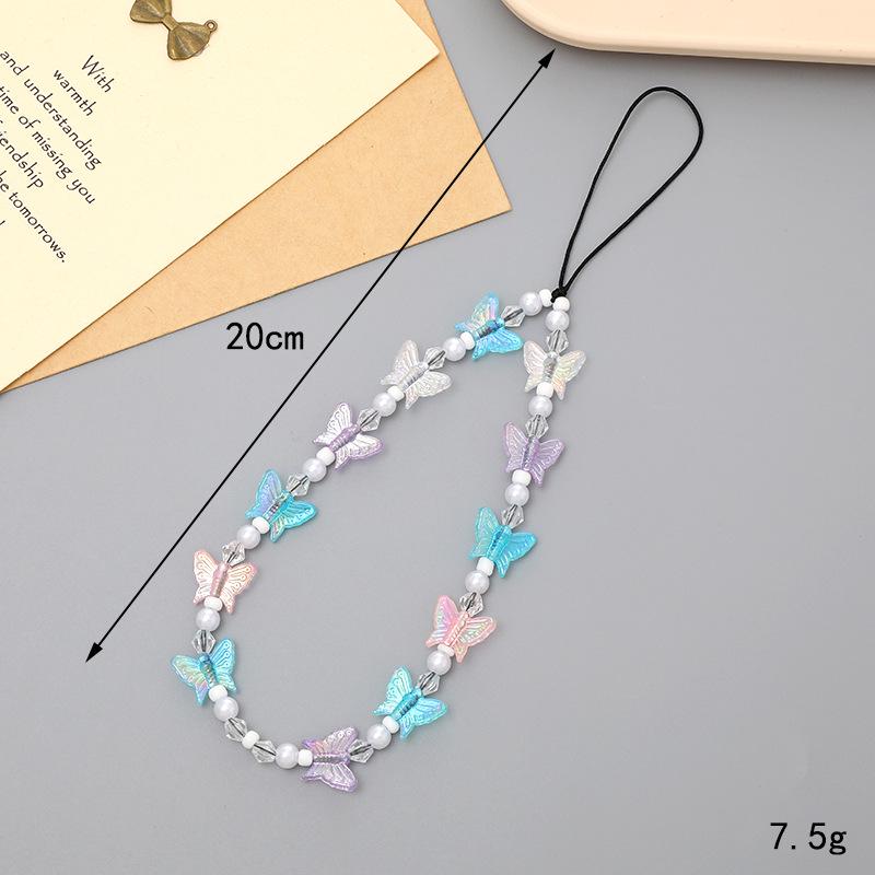 Красочный мультяшный чехол для телефона с ремешком и электропокрытием в квадратную клетку